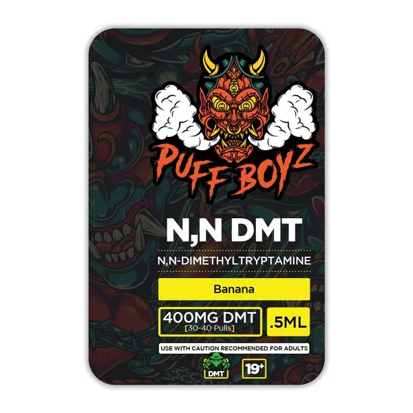 Puff Boyz -NN DMT .5ML(400MG) Cartridge – Banana