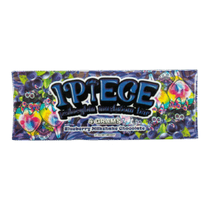 1 Piece Psilocybin Chocolate Bar | Blueberry Milkshake Flavor | 4g Magic Mushrooms