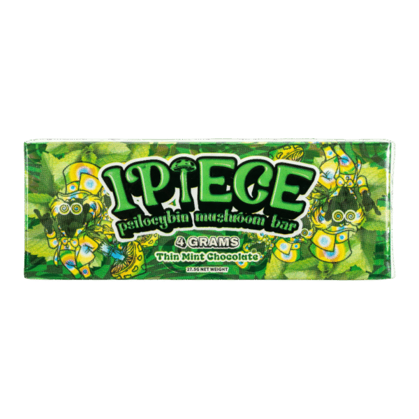 1 Piece Psilocybin Chocolate Bar | Thin Mint Flavor | 4g Shrooms