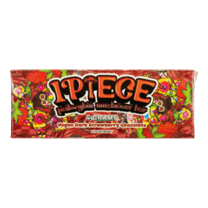 1 Piece Psilocybin Chocolate Bar | Vegan Dark Strawberry | 4g Magic Mushrooms