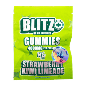 Blitz By Mr. Mushie | Strawberry Kiwi Lime | 3600mg Shroom | 400MG D9
