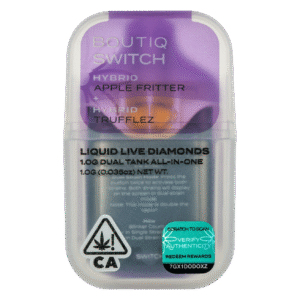 Boutiq Switch | Apple Fritter x Trufflez | 1g Dual Tank Disposable | Liquid Live Diamonds