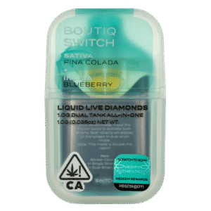 Boutiq Switch | Piña Colada x Blueberry | 1g Dual Tank Disposable | Liquid Live Diamonds