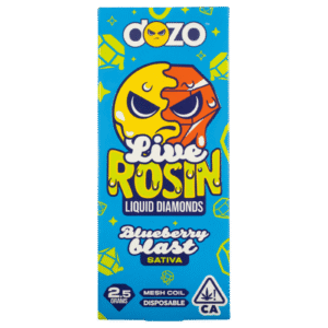 Dozo | Blueberry Blast | Live Rosin Liquid Diamond Disposable | Sativa | 2.5g