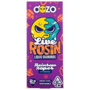 Dozo | Rainbow Ropes | Live Rosin Liquid Diamond Disposable | Hybrid | 2.5g
