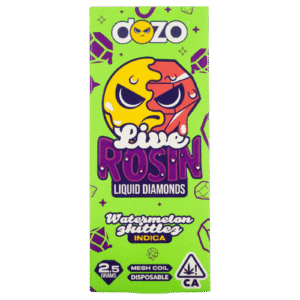 Dozo | Watermelon Skittlez | Live Rosin Liquid Diamond Disposable | Indica | 2.5g