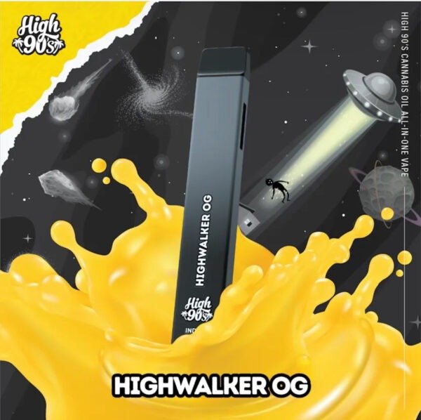 HighWalker OG | 2g Rechargeable Disposable Vape | Indica | High 90’s
