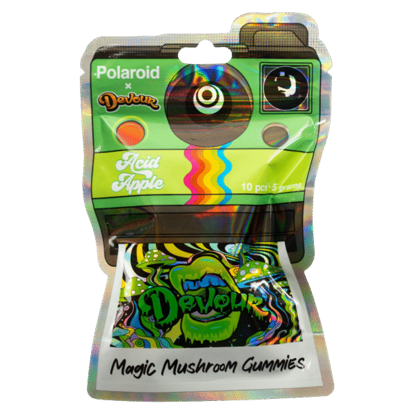 Polaroid x Devour | Acid Apple | Shroom Gummies | 5g