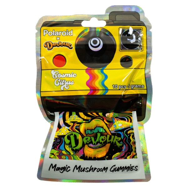 Polaroid x Devour | Cosmic Citrus | Shroom Gummies | 5g