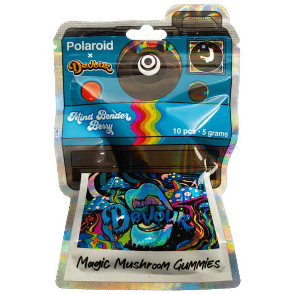 Polaroid x Devour | Mind Bending Berry | Shroom Gummies | 5g