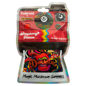 Polaroid x Devour | Strawberry Trance | Shroom Gummies | 5g