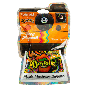 Polaroid x Devour | Trippy Tangerine | Shroom Gummies | 5g