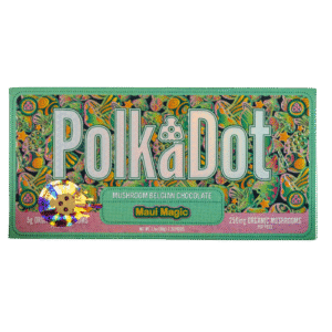 PolkaDot Maui Magic | 5g Mushroom Belgian Chocolate Bar | 250mg Per Piece